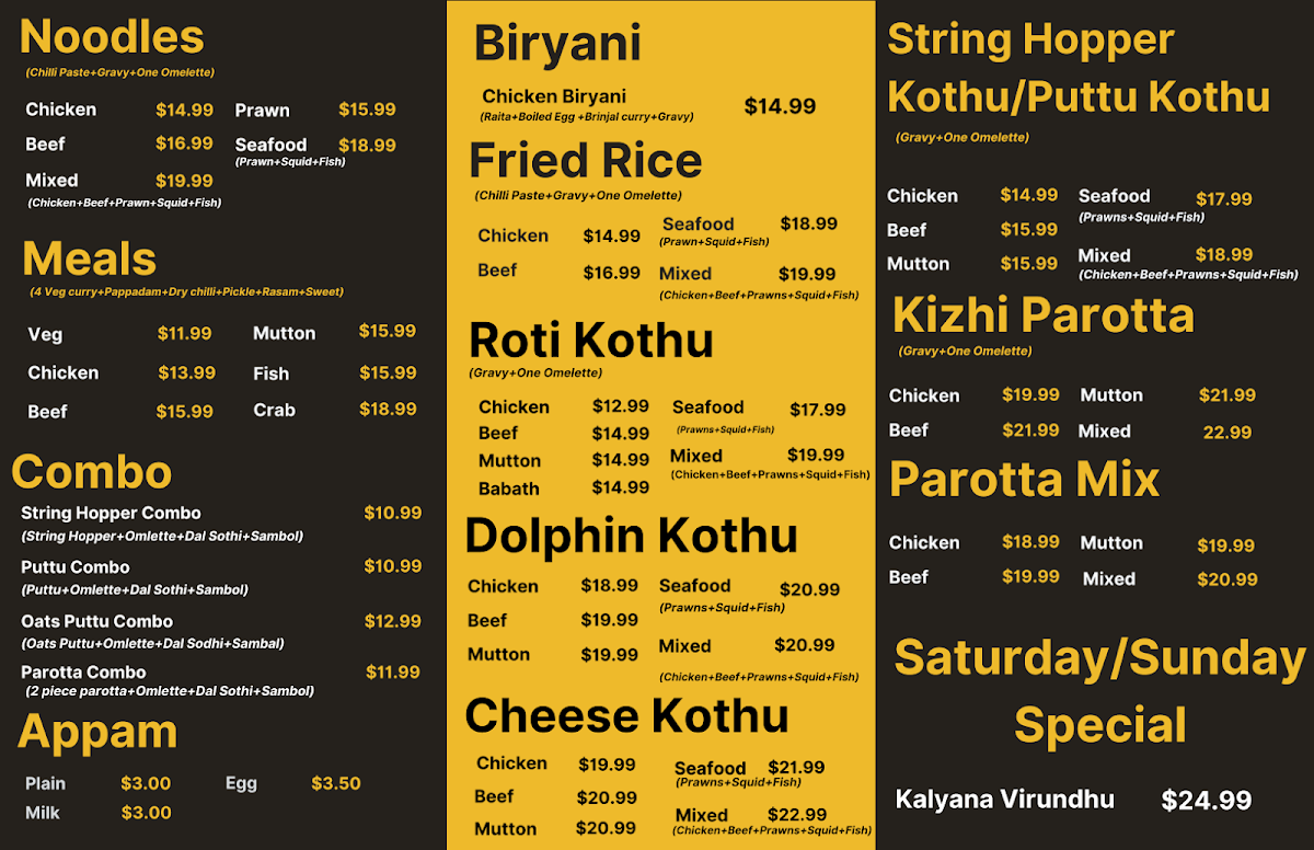 Menu King Of Taste-1