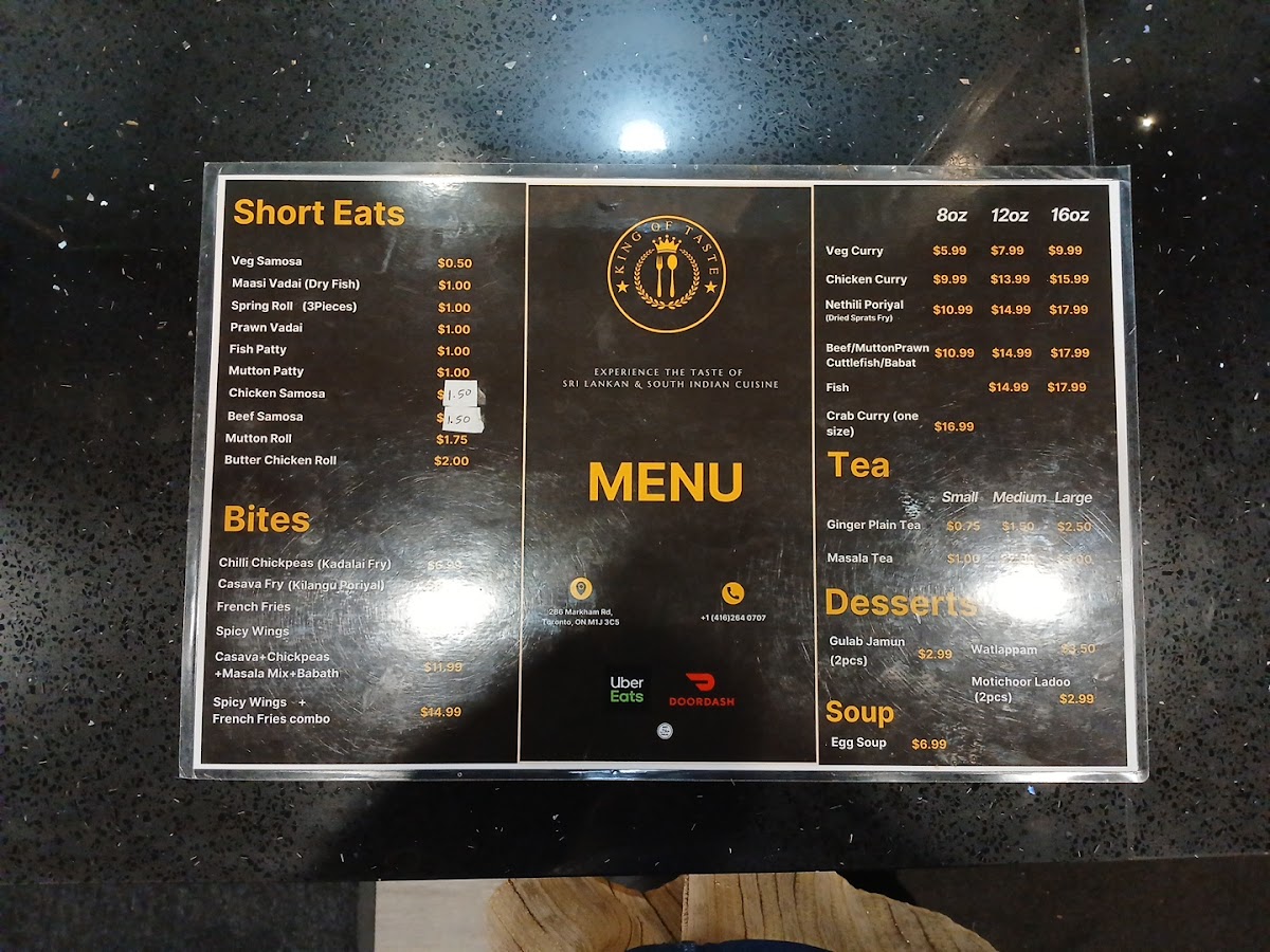 Menu King Of Taste-4